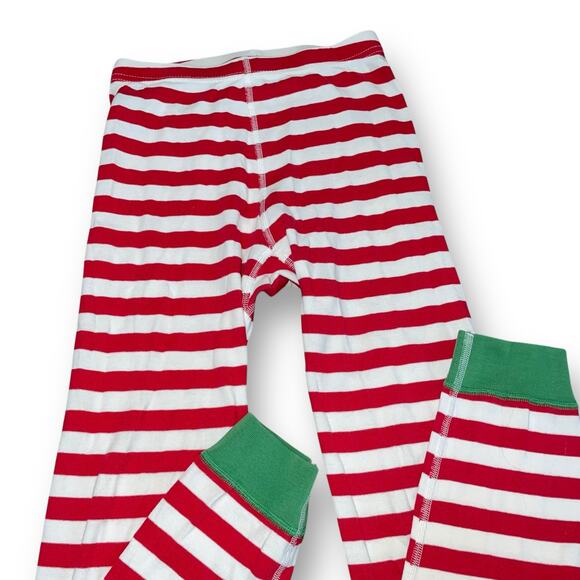 Hanna Andersson Kids 10 140cm Pajama Bottoms Joggers Stripe Loungewear Red Sleep - Picture 5 of 12